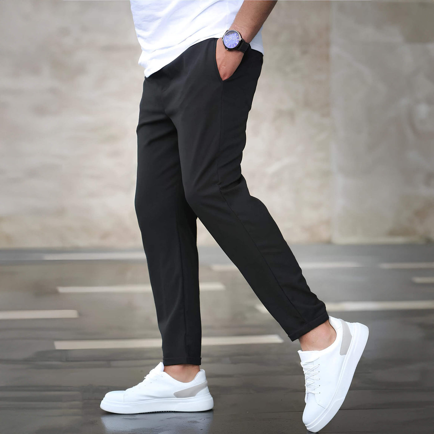 Lorenzo | Pantaloni Eleganți Stretch