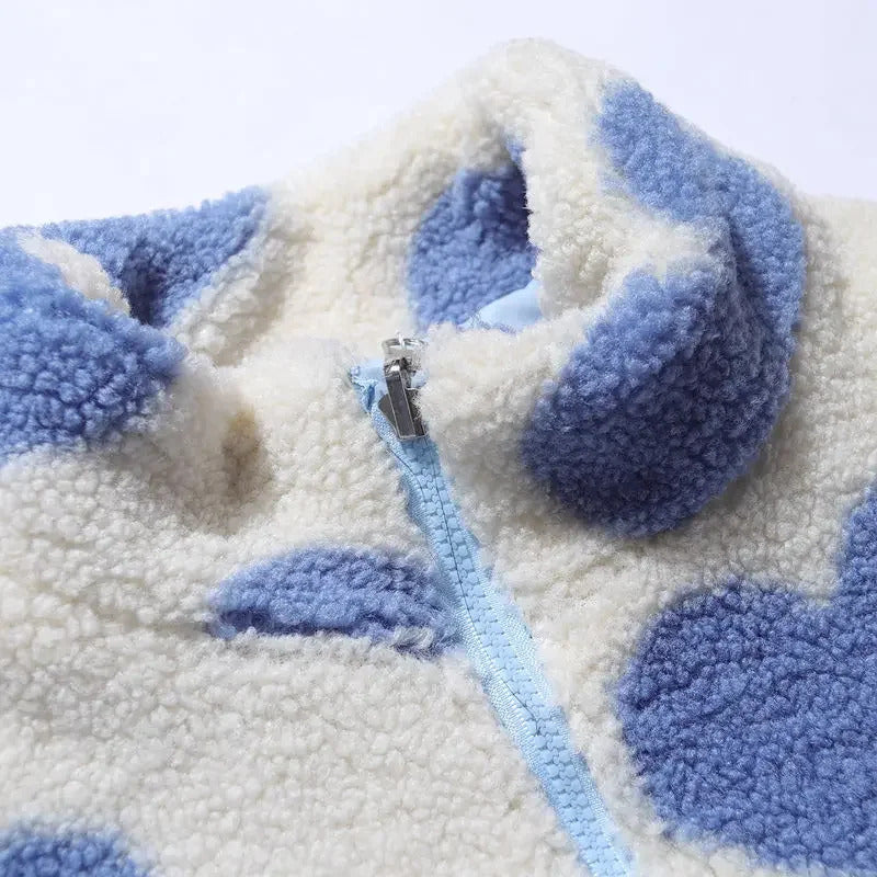 Katharina | Jachetă reversibilă cu inimioare