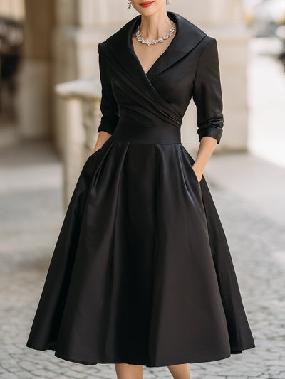 Klaudyna | Rochie midi elegantă