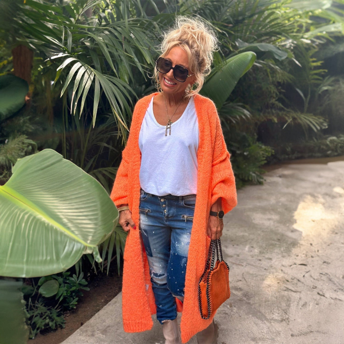 Giovanna | Cardigan lung oversized